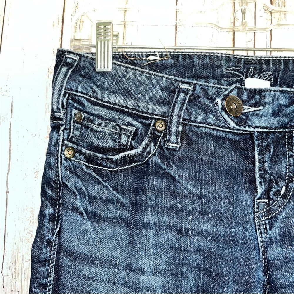 Silver Tuesday 20 Low Rise Slim Boot Luxe Stretch Jeans - Picture 4 of 8